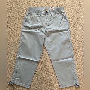 Style & Co Mid Rise Comfort Waist Baby Blue Capri Pants Size 12.